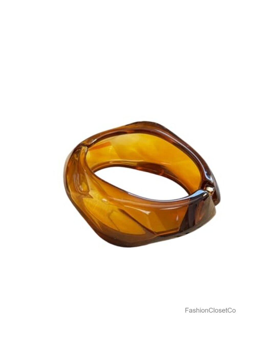 Chunky Irregular Open Cuff Bangle Bracelet for Women, Geometric Resin Cuff,
